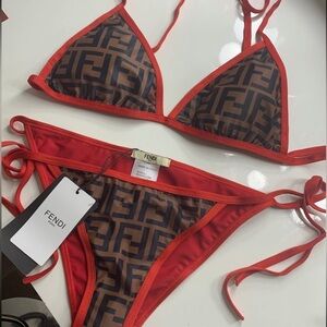 Fendi Red Bikini